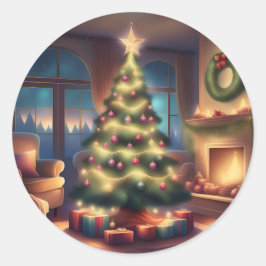 Adesivo Árvore de Natal quente