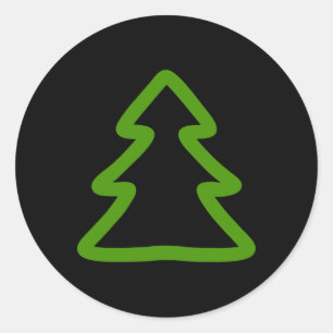 Adesivo Árvore de Natal Simples