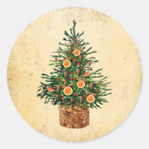 Adesivo Árvore de Natal Tradicional Simples