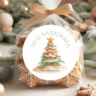 Adesivo Árvore de Natal Tropical Mele Kalikimaka