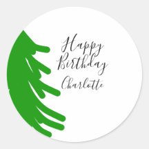 Árvore de Natal verde feliz aniversário Dezembro i