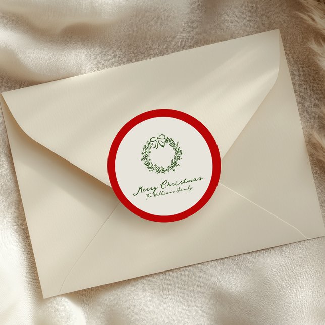 Adesivo Árvore de Natal Vermelha e Verde (Criador carregado)