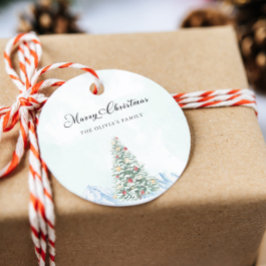 Adesivo Árvore de Pinheiros de Natal Moderno