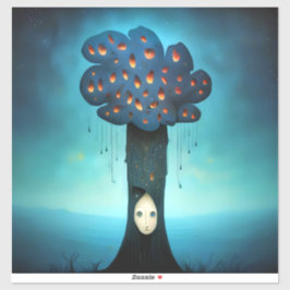 Adesivo Árvore de tristeza