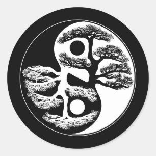 Adesivo Árvore de Yin Yang