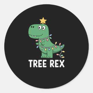 Adesivo Árvore Divertida Rex Natal Dinossauro Festa Piada