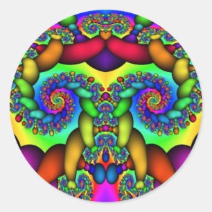 Adesivo Árvore do Fractal de vida