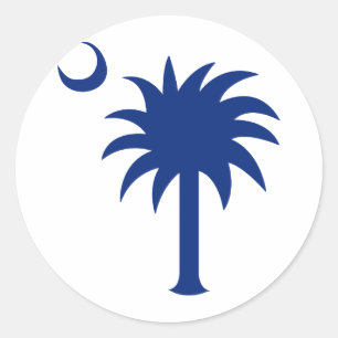 Adesivo Árvore do Palmetto de South Carolina