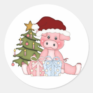 Adesivo Árvore do porco & de Natal