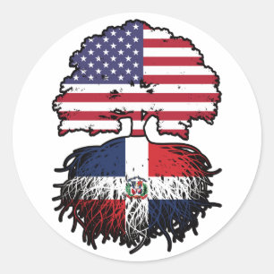 Adesivo Árvore Dominicana Americana