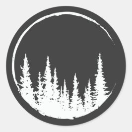 Adesivo Árvore Florestal Floral Árvore Amadora Florestal