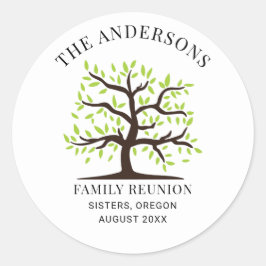 Adesivo Árvore Genealógica de Reunião de Família Personali