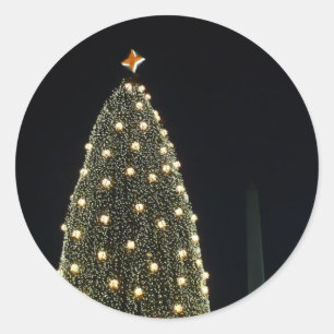 Adesivo Árvore Nacional de Natal e Monumento a Washington