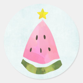 Adesivo Árvore Natal da Melancia de Verão