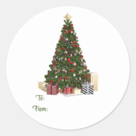 Adesivo Árvore Natal De E Para O Vinheta