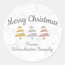 Adesivo Árvore Natal (Metálico: prata, Dourada, Rosa-ouro)