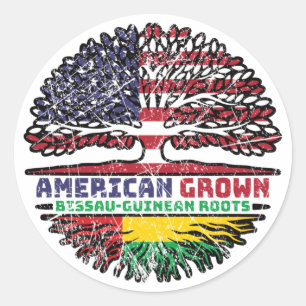 Adesivo Árvore norte-americana guineense-Bissau