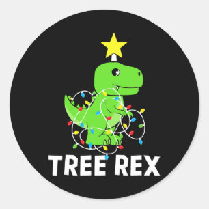 Adesivo Árvore Rex Natal Dinossauro Árvore Funny T Rex Din