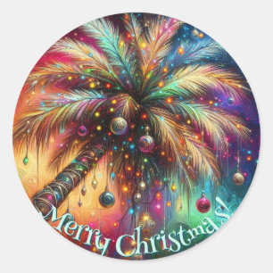 Adesivo Árvore Tropical de Natal Whimsso Vivid