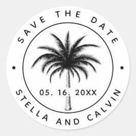 Adesivo Árvore Tropical Palm Salve A Data
