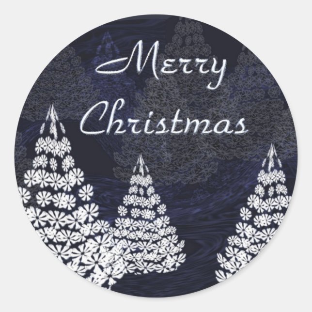 Adesivo Árvores de Natal (Frente)