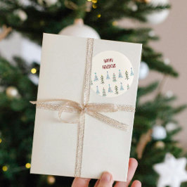 Adesivo Árvores de Natal bonitas