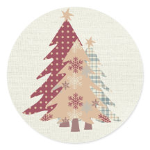 Árvores de Natal Country Plaid, Bolinhas, Neve