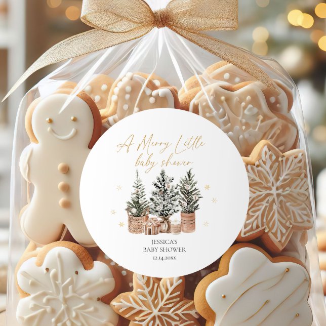 Adesivo Árvores de Natal Russas Um Pequeno Chá de fraldas  (Criador carregado)