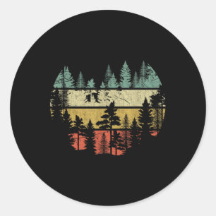 Adesivo Árvores Selvagens ao ar livre Capa da Floresta Ret