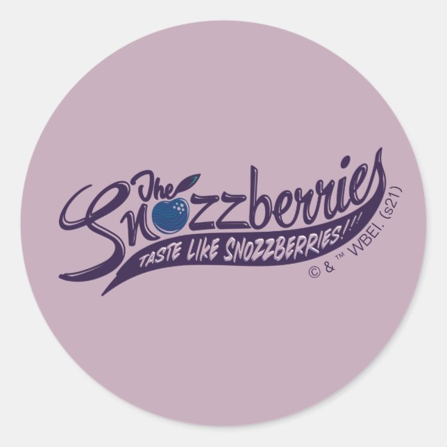 Adesivo As Airelas Snozzberry Têm Gosto De Aiquilos! (Frente)