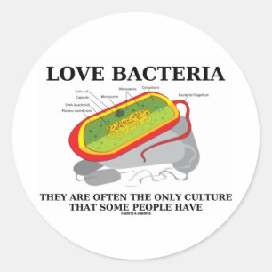 Adesivo As bactérias do amor cultivam frequentemente