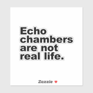 Adesivo As câmaras ecológicas não são a vida real