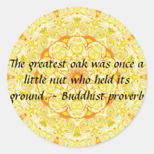 Adesivo As citações da sabedoria de Buddha inspiradas