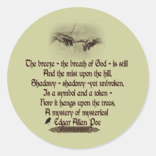 Adesivo As citações de Edgar Allan Poe