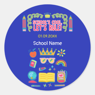 Adesivo As citações de motivação "a legal escola vamos gov