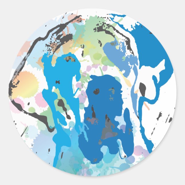 Adesivo As cores Dane (Frente)