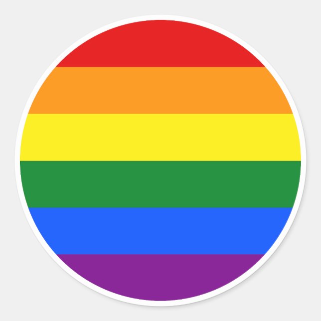 Adesivo As cores do arco-íris (Frente)