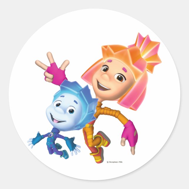 Adesivo As Correções | Simka e Nolik (Frente)