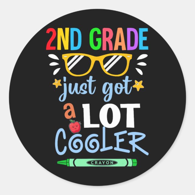 Adesivo As Crianças Do Segundo SEGUNDO Acabaram De Ficar M (Frente)