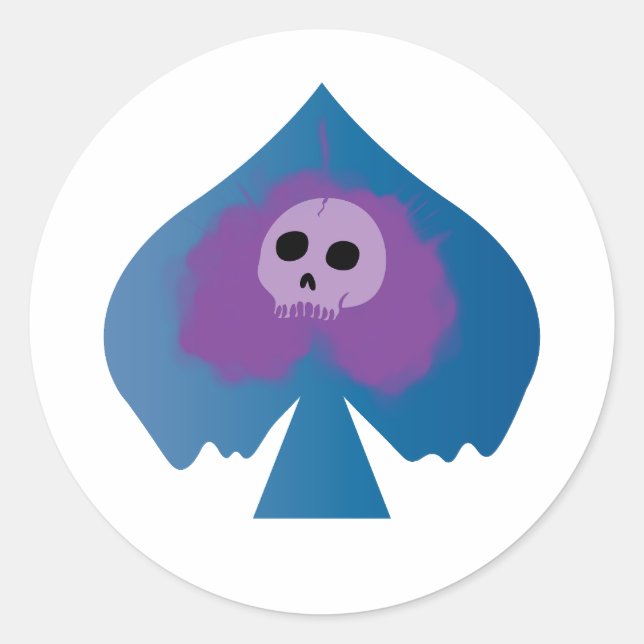 Adesivo Ás Envenenada da Escada (Frente)