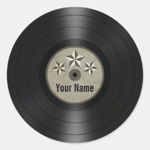 Adesivo As estrelas cinzentas personalizaram o álbum