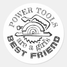 Adesivo As ferramentas de energia são as melhores amigas d