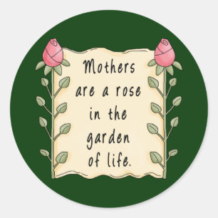 Adesivo As mães são um rosa