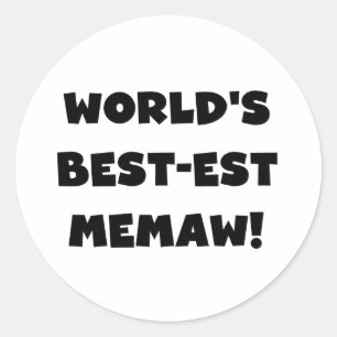 Adesivo As melhores camisetas negras e brancas do mundo