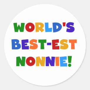 Adesivo As melhores notas de cores nonnie Bright do mundo