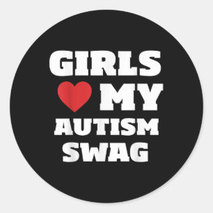 Adesivo As Meninas Adoram Meu Autismo Trocam O Engraçado D