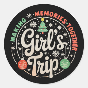 Adesivo As Meninas De Natal Trip Memórias De Fazer Juntas 