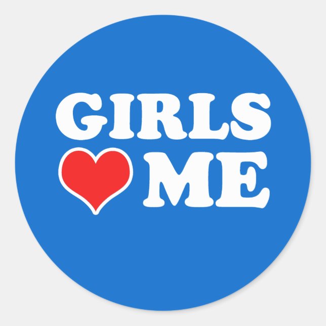 Adesivo As Meninas Me Amam (Frente)