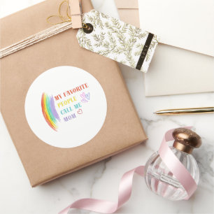 Adesivo As minhas Pessoas favoritas chamam-me de "Mãe"