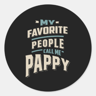 Adesivo As Minhas Pessoas Favoritas Chamam-Me Pappy - Pai
